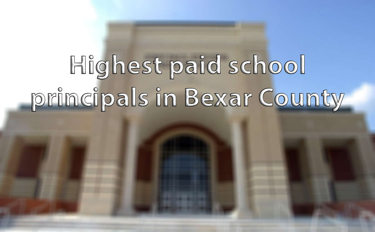 Click through the slideshow to see which Bexar County high school principals are paid the most.