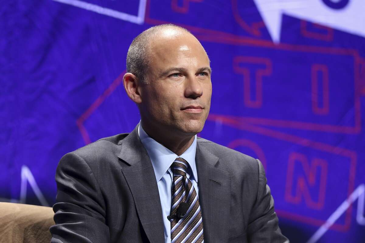 Michael Avenatti participates in the "How To Beat Trump: Kathy Griffin Interviews Michael Avenatti" panel at Politicon at the Los Angeles Convention Center on Saturday, Oct. 20, 2018, in Los Angeles. (Photo by Willy Sanjuan/Invision/AP)