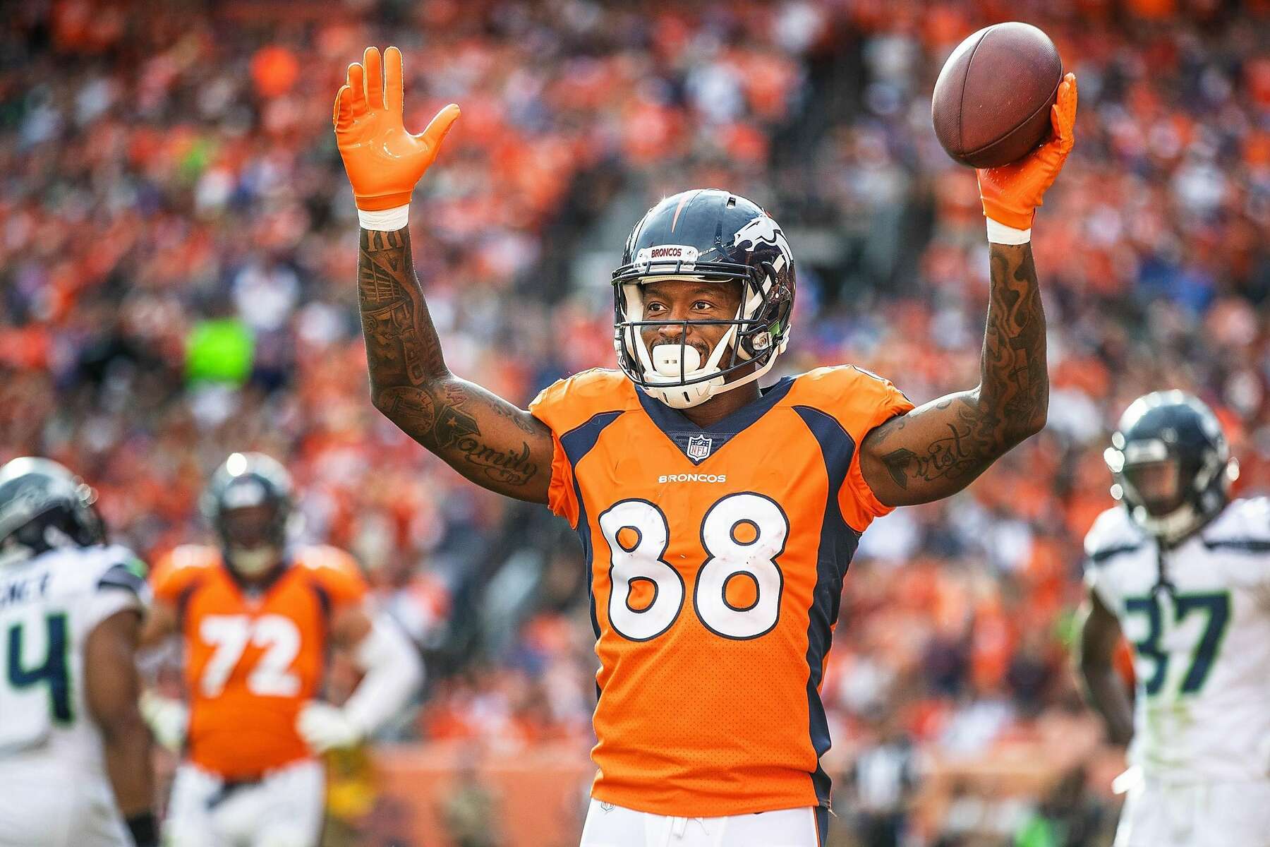 Super Bowl: Demaryius Thomas will play in biggest game with mother and  grandmother watching from prison