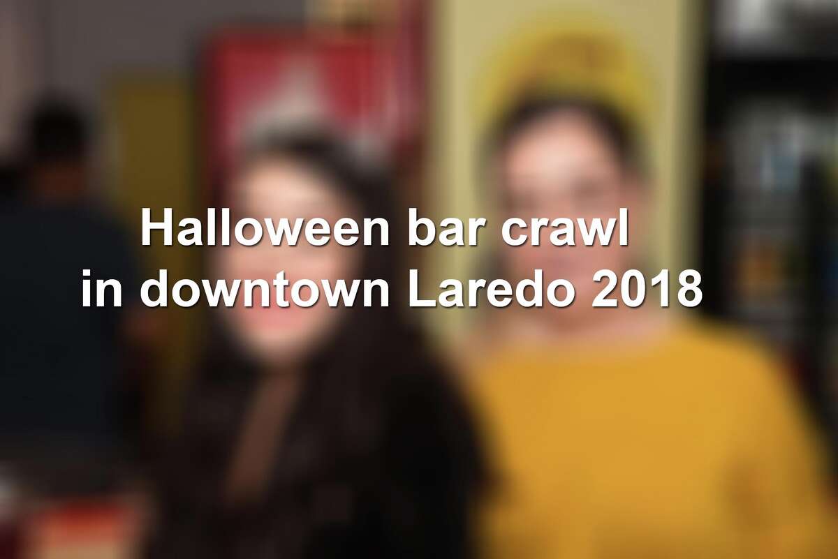 Keep scrolling to see the best scenes from this year's Halloween bar crawl in downtown Laredo.