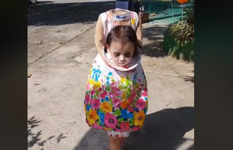 �Headless girl� viral Halloween costume looks frightfully real
