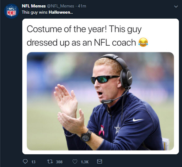 NFL Memes - This Halloween costume 