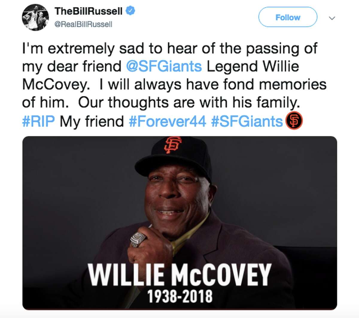 Willie McCovey hospitalized - McCovey Chronicles