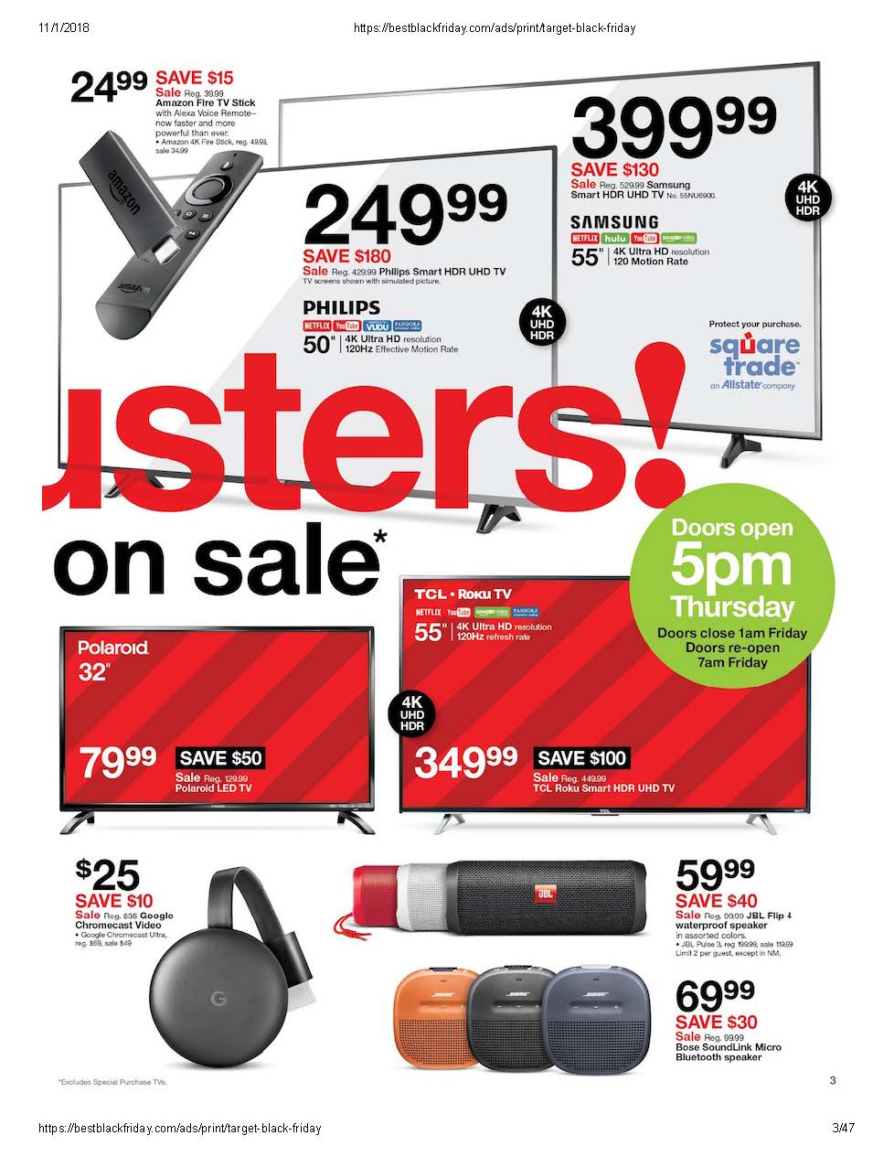 Target Black Friday ad Nov. 1, 2018