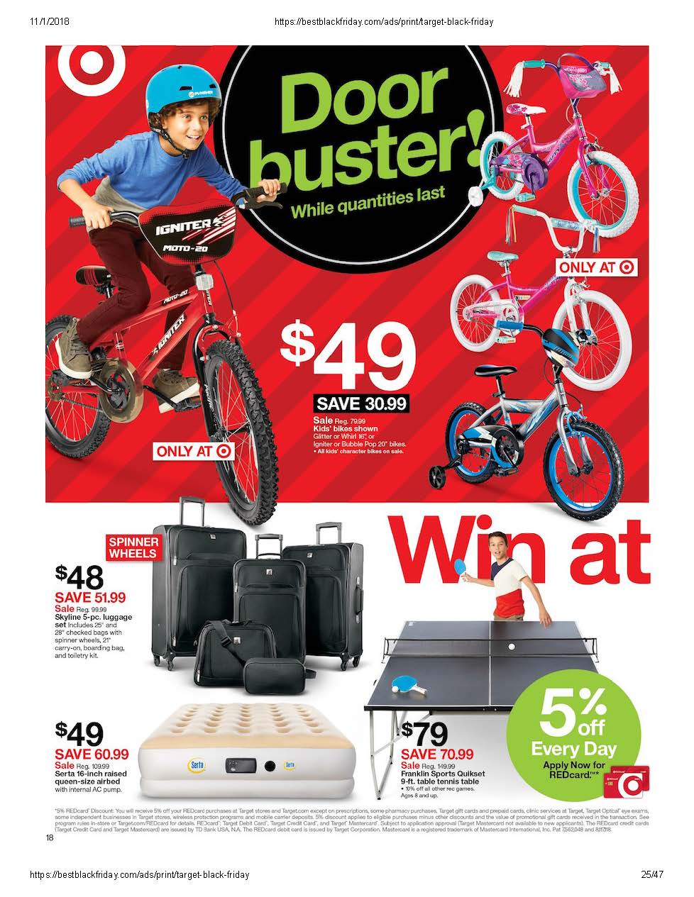 Black friday kids discount bike deals 2018