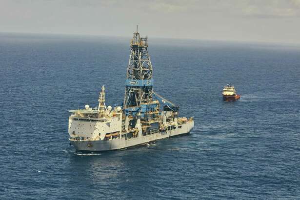 the noble bob douglas drill ship, operated by noble corporation