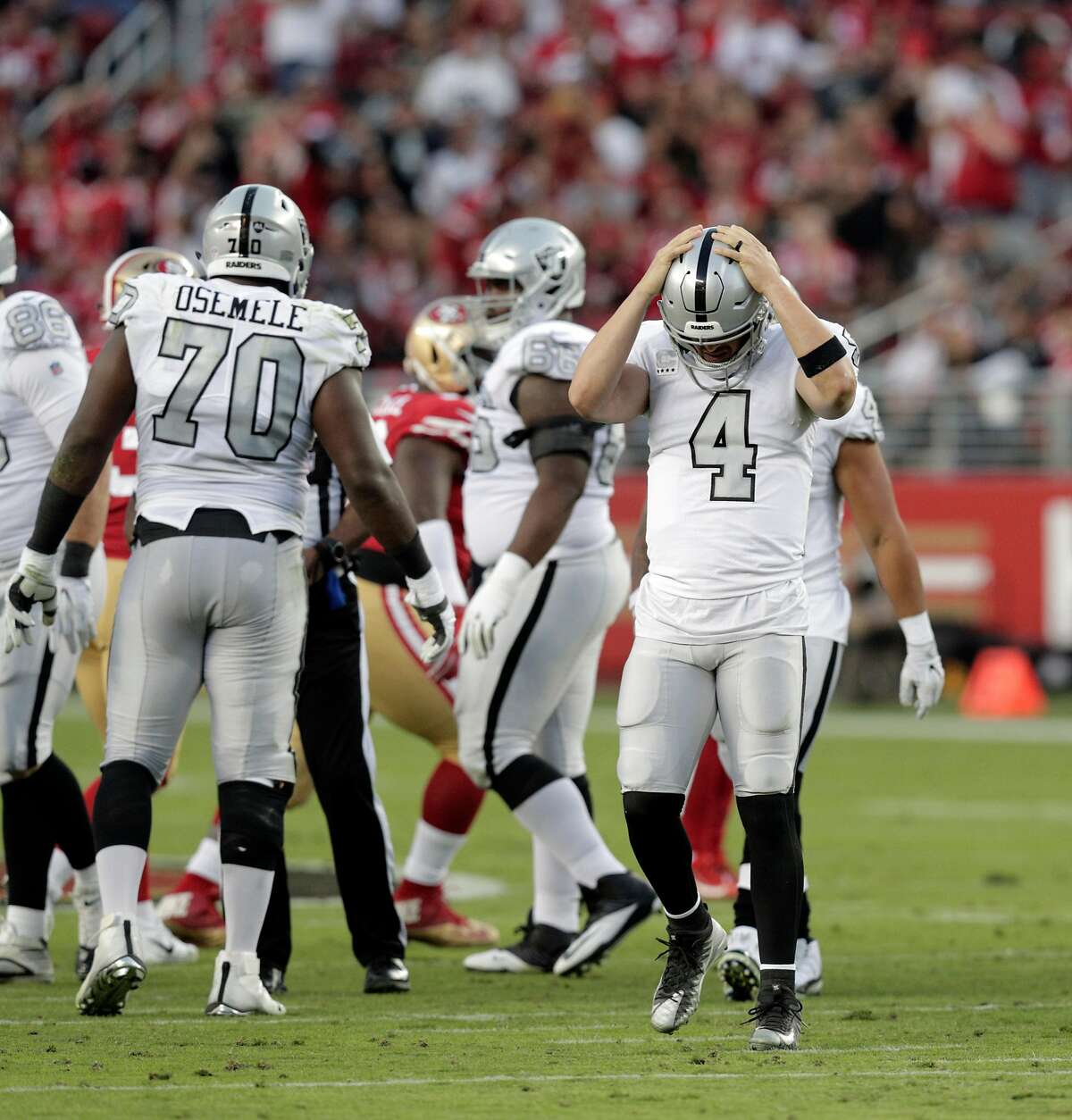 Raiders embarrassed in 34-3 loss to 49ers on 'TNF'