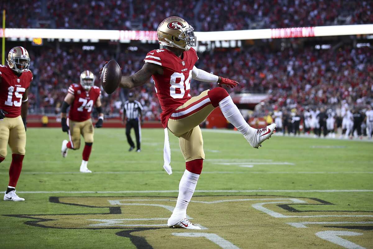 49ers' Kendrick Bourne next man up for depleted wide receiver corps