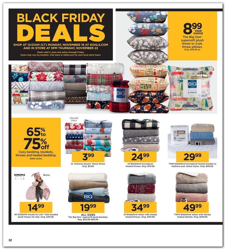 Kohl's announces its 2018 Black Friday deals