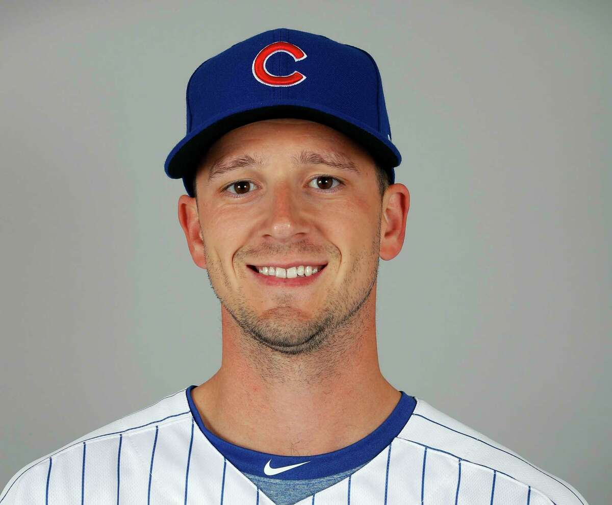 FILE - This is a 2018 file photo of Drew Smyly of the Chicago Cubs baseball team. The Cubs traded Smyly and a player to be named later to the Texas Rangers on Friday, Nov. 2, 2018.