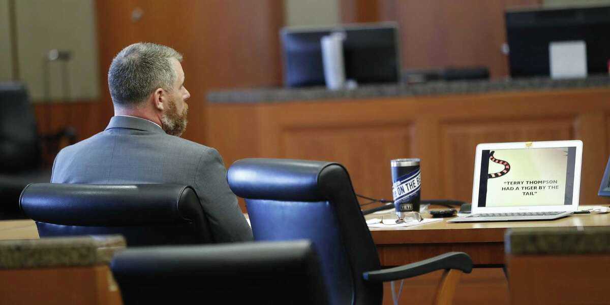 Jurors deliberating whether Harris County deputy’s husband “wanted” to