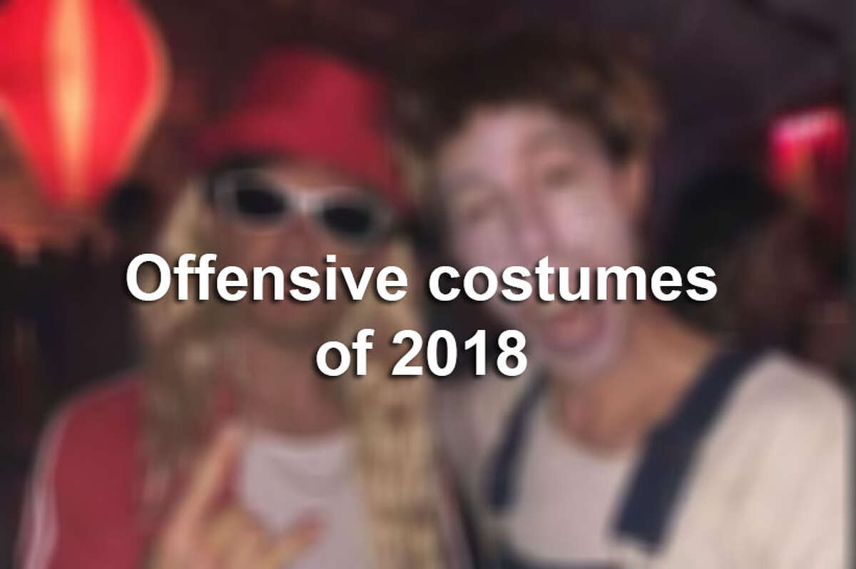 Keep clicking for more costumes that offended or caused a stir in 2018.