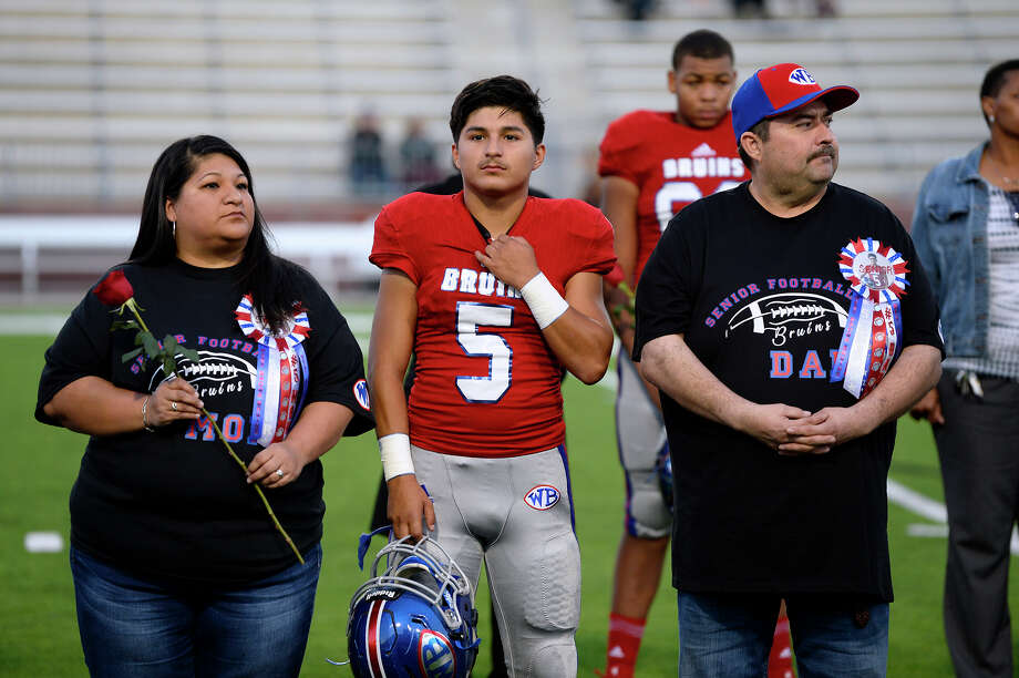 west brook celebrates senior night before their game against