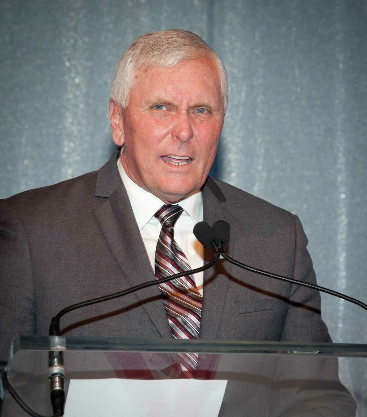 Bob Hurley, father of UConn basketbalk coach Dan Hurely. (Photo by Dave Kotinsky/Getty Images)