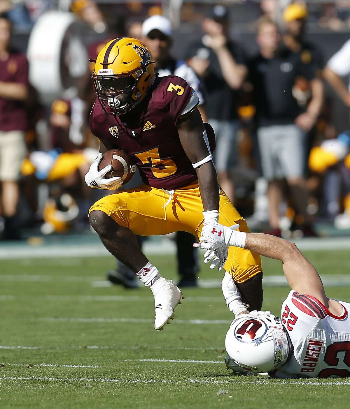 RB: Eno Benjamin, Arizona State Benjamin is one of the most effective backs in the country, plain and simple. Last season, he rushed for 1,642 yards and 16 touchdowns – the third and eighth best marks in the NCAA, respectively. He's the centerpiece of ASU's offense.