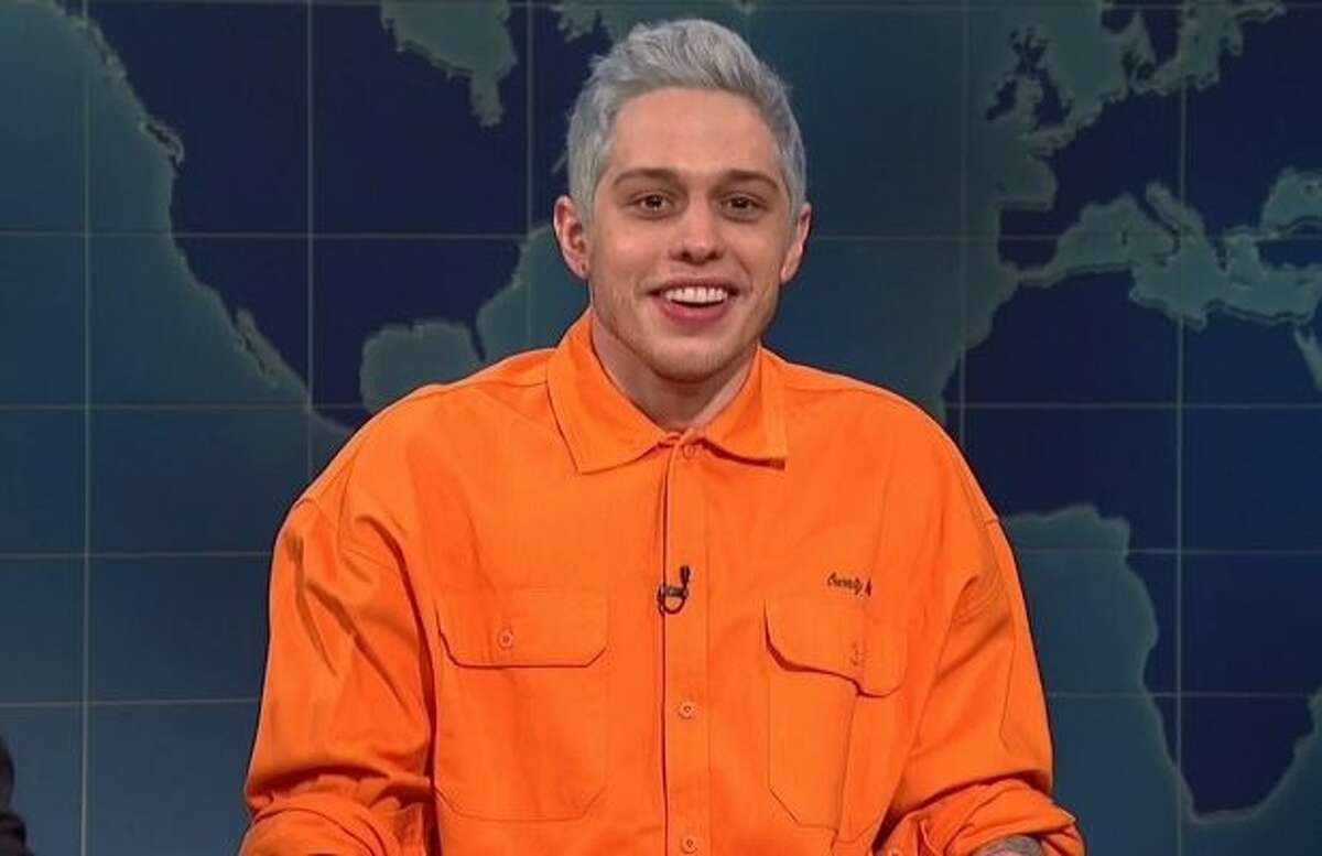 "Saturday Night Live" cast member Pete Davidson, ticking through a list of midterm candidates during a segment of the Nov. 3, 2018, show, arrived at Dan Crenshaw.