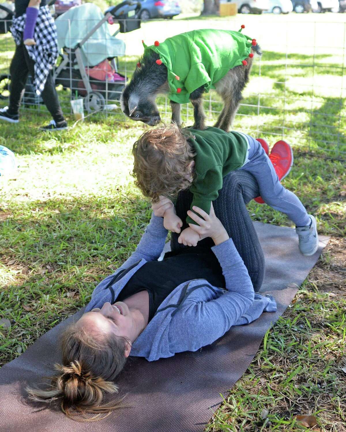 Goat Yoga KatyFulshear is all about Zen