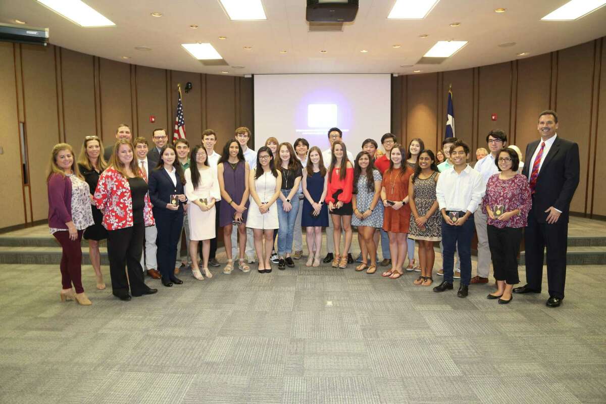 At its meeting Monday, Oct. 29, the Spring Branch Independent School District board honored 27 seniors from Memorial, Spring Woods and Stratford high schools and Westchester Academy for International Studies. The National Merit Semifinalists and National Hispanic Scholars were selected for their top PSAT scores from all the students that took the the test nationally.