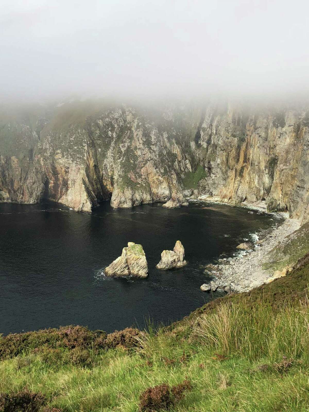 Clifton Park resident Janice Jaskolka Golden visited Ireland in late August. Among the sites she saw were the Slieve League Cliffs in Donegal, the northernmost part of the country, north of William Butler Yeats' hometown of Sligo. They are the highest cliffs in Europe.