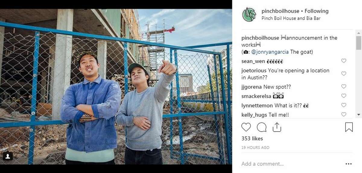 Pinch Boil House teased a new location in a recent Instagram post. "Announcement in the works," the popular restaurant captioned the photo, which showed construction in a vague location.