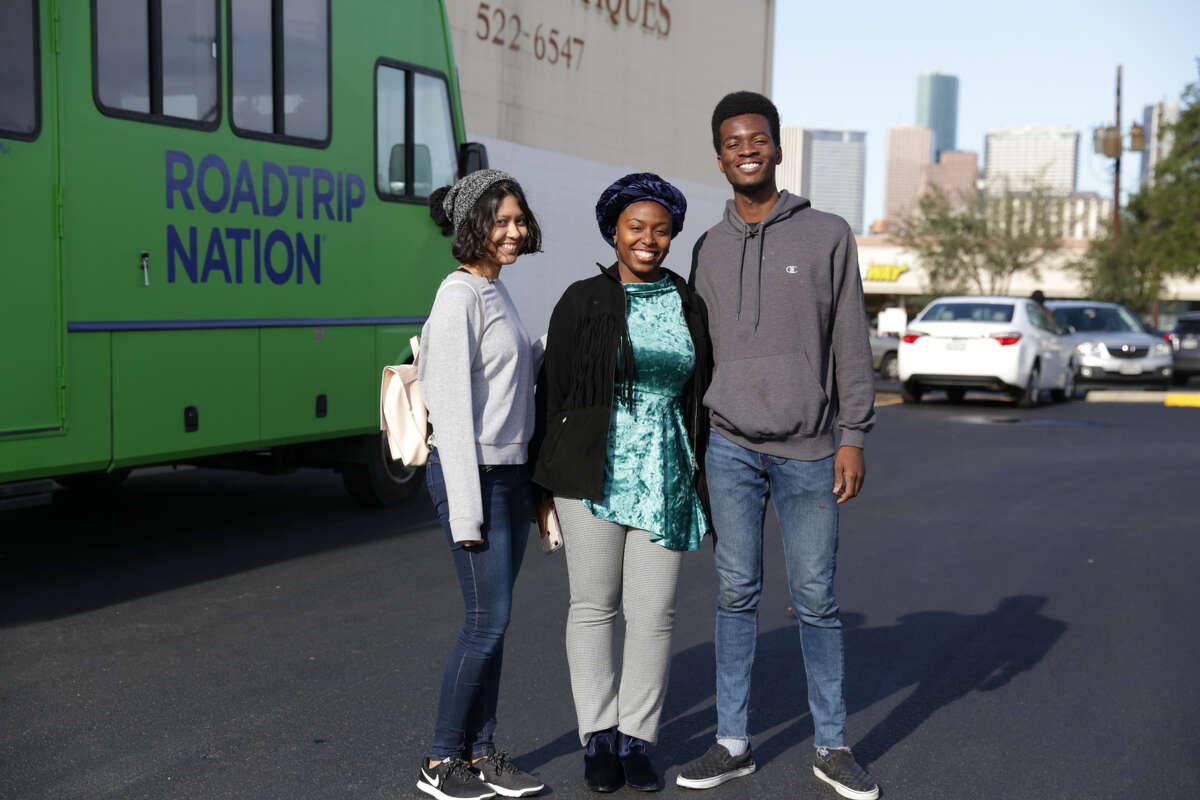 Houston students Fatima Huerta, Korey Busby and David Akinwande are featured in an episode of Roadtrip Nation's "Room to Grow" documentary following Texas students meeting professional mentors.