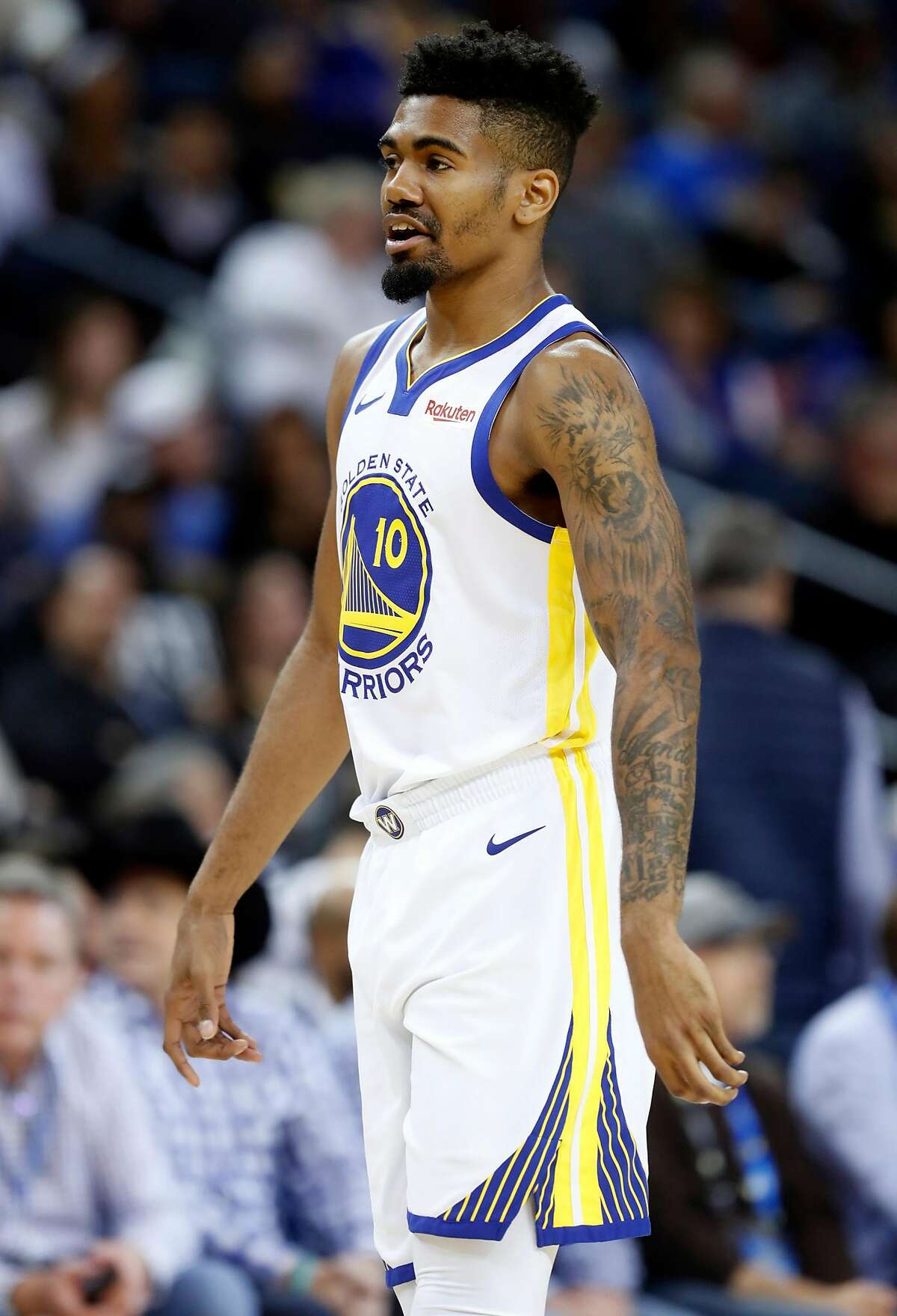 Warriors assign Jacob Evans to G League