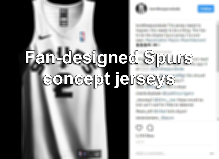 NBA quietly releases new Spurs jersey design