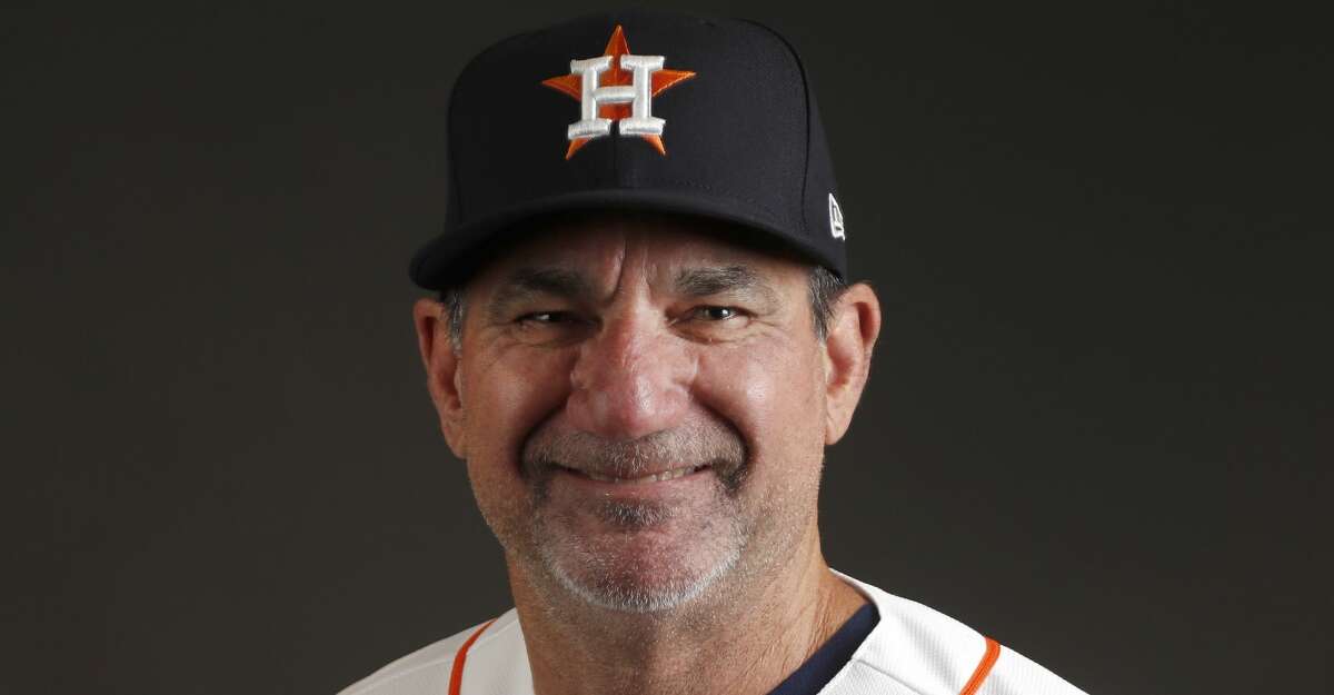 Houston Astros hitting coach Dave Hudgens (39) during photo day at spring training at The Ballpark of the Palm Beaches, Wednesday, Feb. 21, 2018, in West Palm Beach. ( Karen Warren / Houston Chronicle )