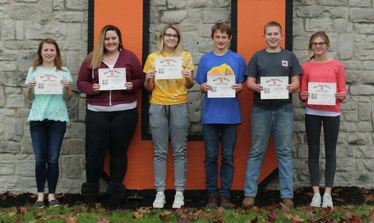 Ubly names Students of the Month