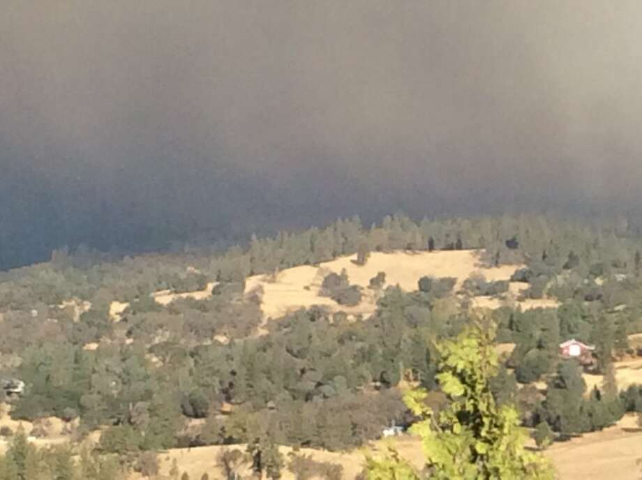 Evacuations were ordered in Butte County Thursday after a wildfire grew to more than 1,000 acres. Photo: Twitter / Cal Fire Butte Unit