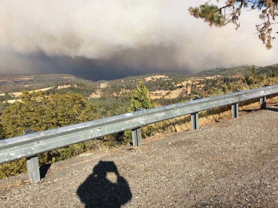 Evacuations were ordered in Butte County Thursday after a wildfire grew to more than 1,000 acres. Photo: Twitter / Cal Fire Butte Unit