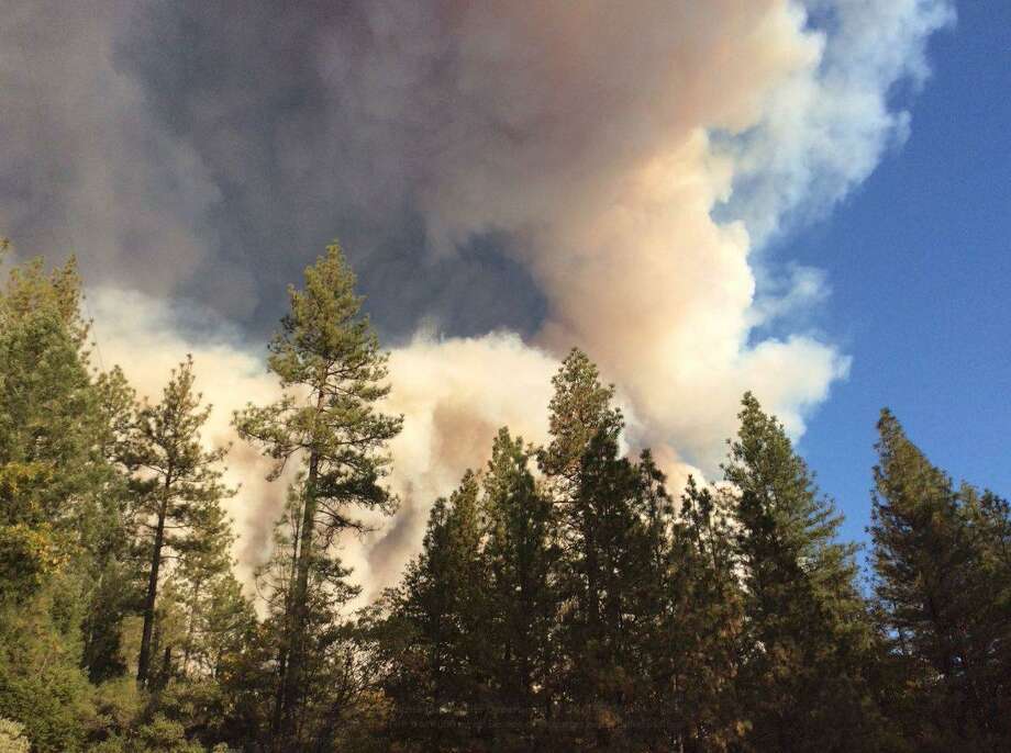 Smoke blankets the air over the California State University, Chico, which is 15 miles from the Camp Fire burning near Paradise, Calif. on Nov. 8, 2018. Photo: Cal Fire