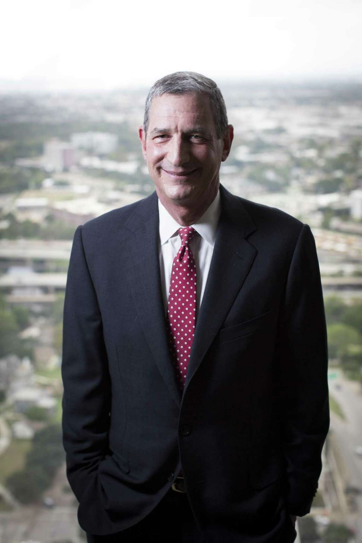 Andy Baker, managing partner of Houston-based Baker Botts, says it is no surprise that out-of-state firms continue to have interest in Texas and predicts there will be more firm mergers.