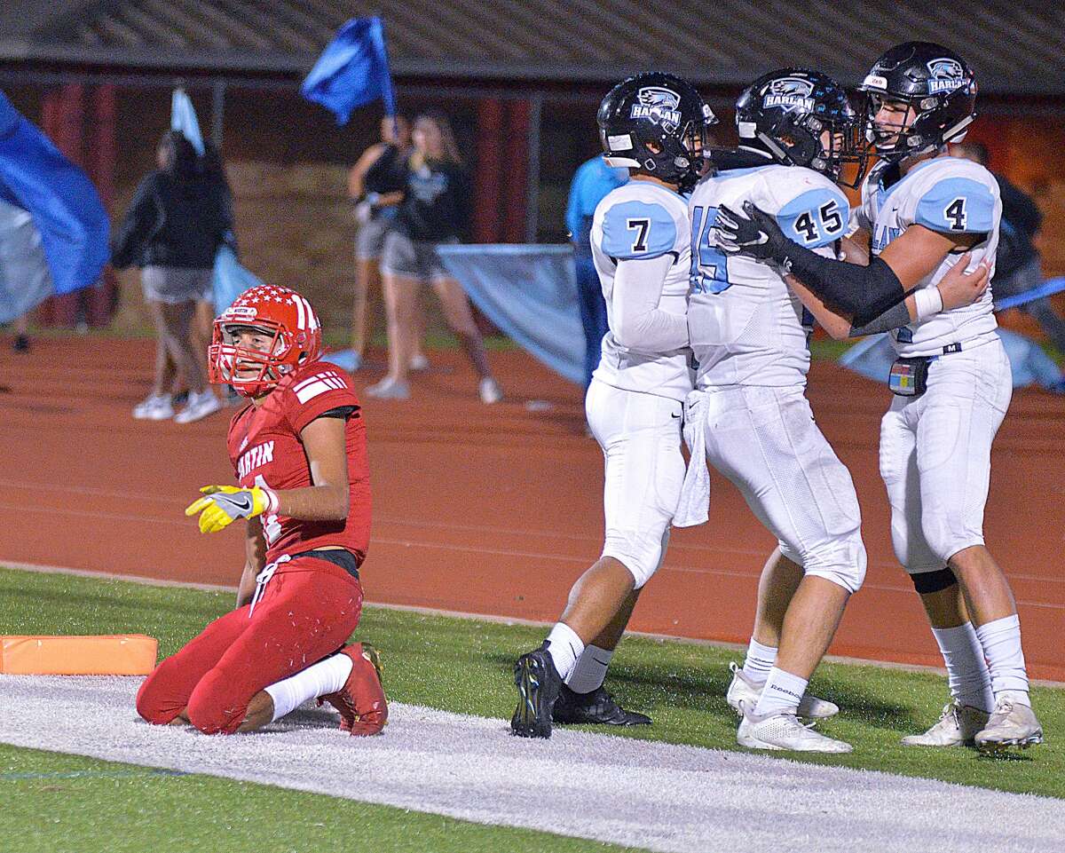 Martin was picked off three times in end zone Thursday in its loss to Harlan.