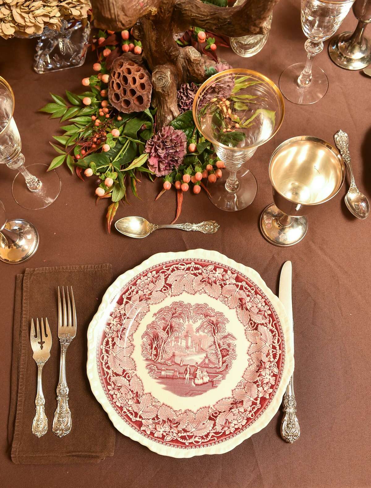 A Downton Abbey tablescape on a cottage budget