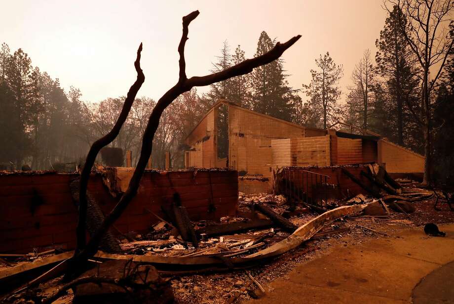 First Assembly of God Church was destroyed during Camp Fire in Paradise, Calif.. on Friday, November 9, 2018. Photo: Scott Strazzante, The Chronicle
