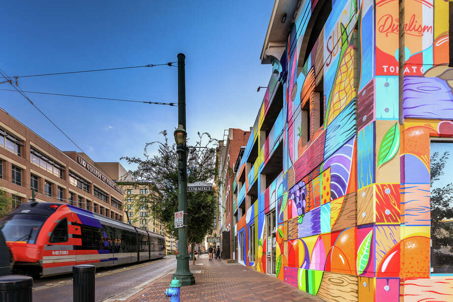 Check out downtown Houston's newest, fruit and veggieoriented mural