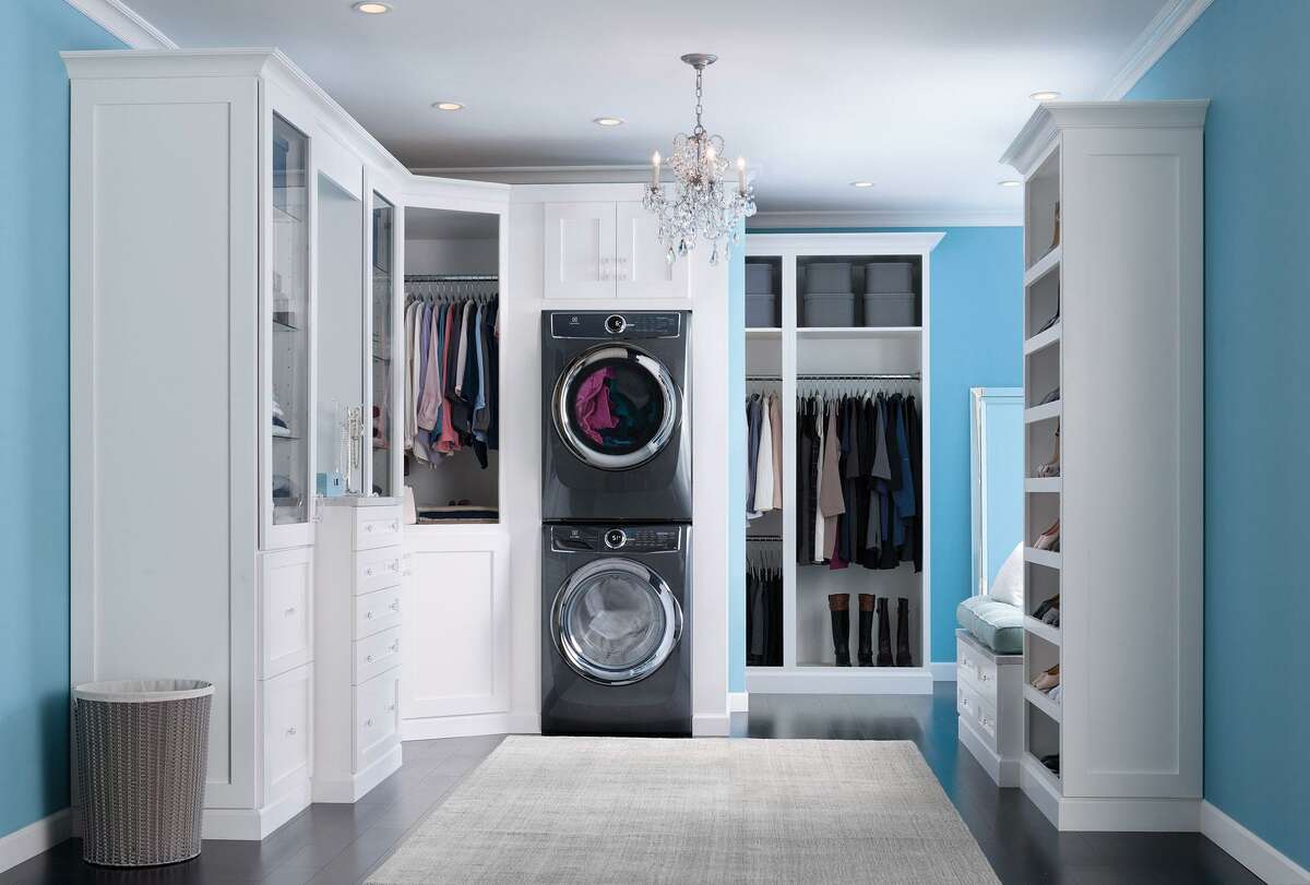 Even when placed in the master closet, noise usually isn't an issue because today's appliances are well insulated. Timers also allow the homeowner to better schedule when they'll run.