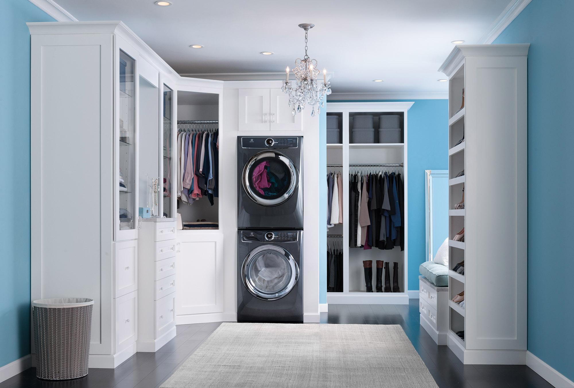 Highend laundry rooms now double or tripleduty rooms