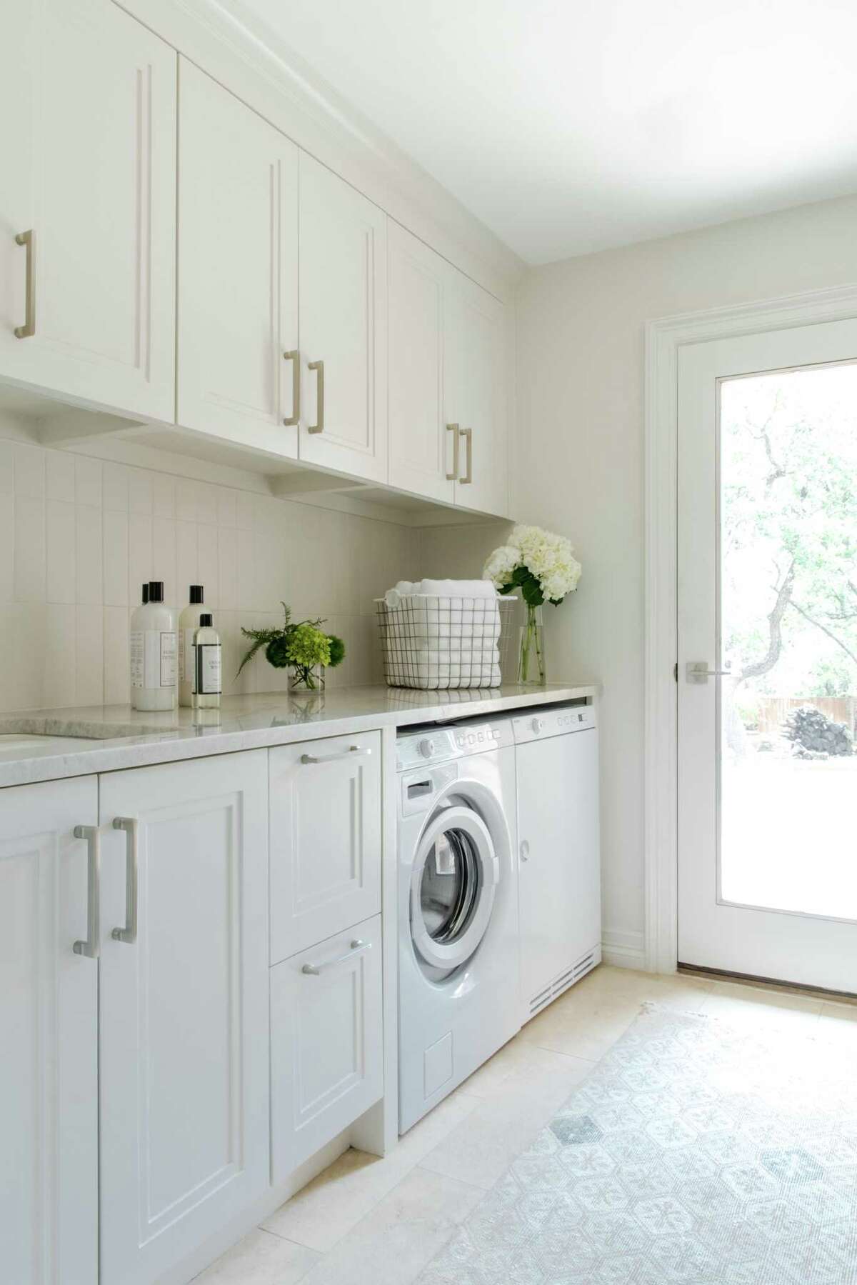 High-end laundry rooms now double- or triple-duty rooms