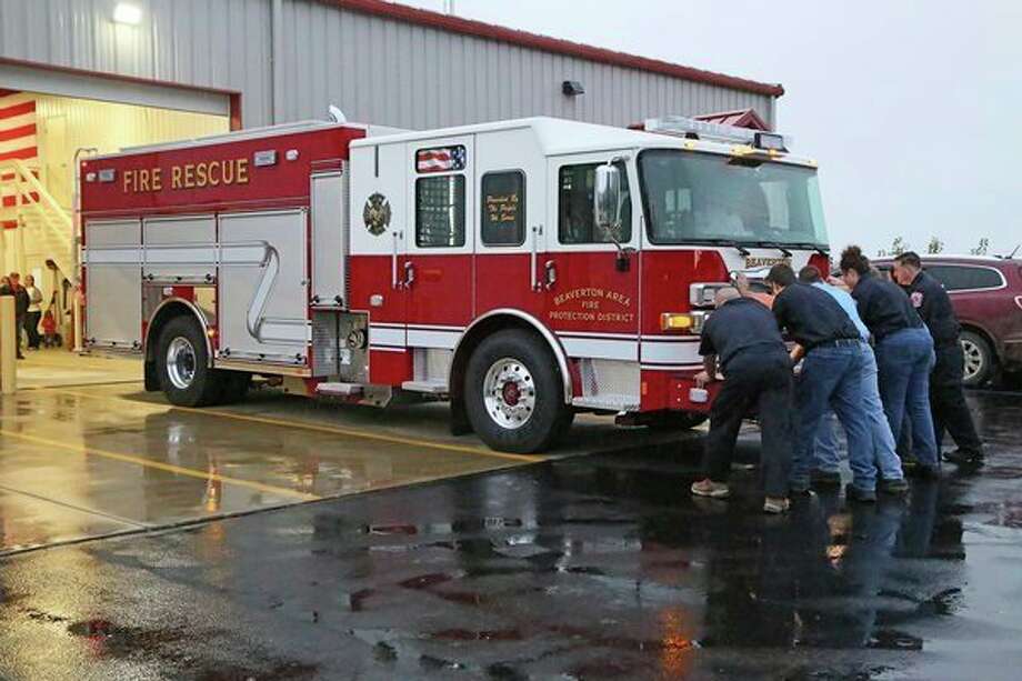 Beaverton Fire unveils new engine - Midland Daily News