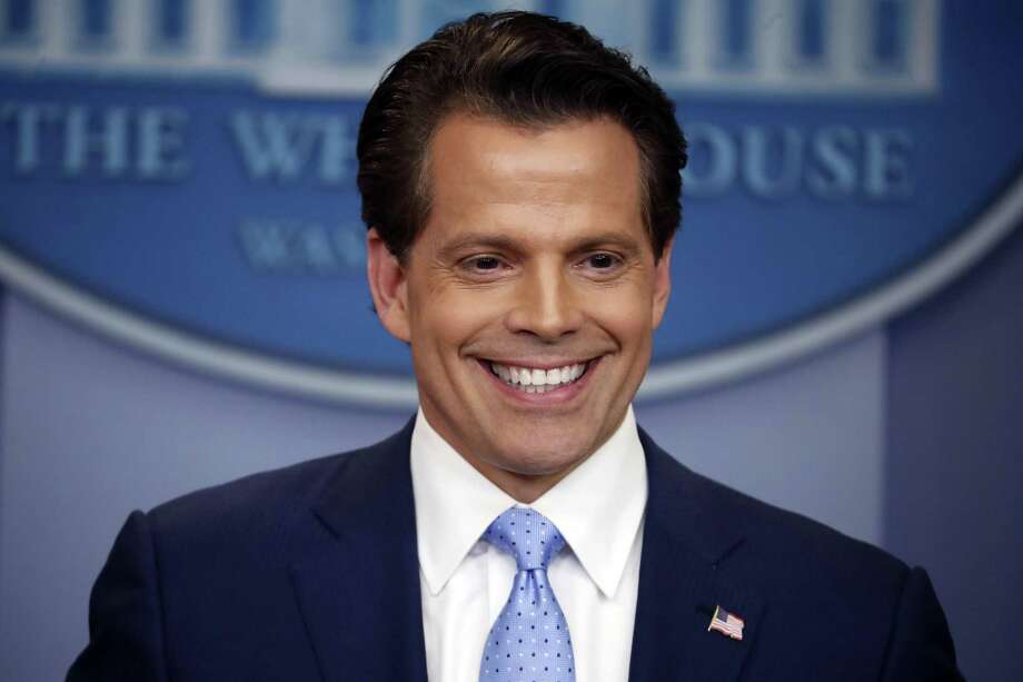 Former White House communications director Anthony Scaramucci speaks to members of the media in the Brady Press Briefing room of the White House in Washington, D.C., on July 21, 2017.
. Photo: Pablo Martinez Monsivais / Associated Press / Copyright 2017 The Associated Press. All rights reserved.