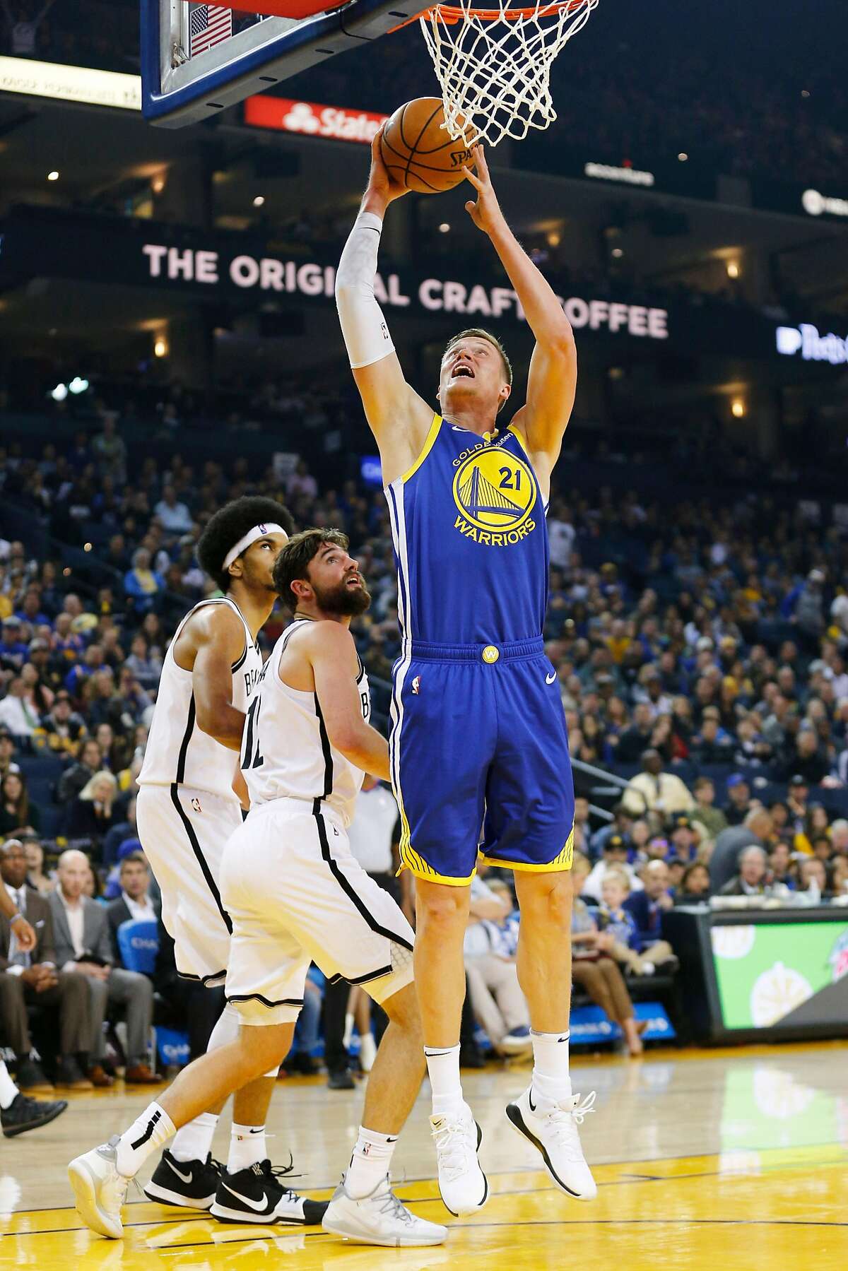 Without Stephen Curry and Draymond Green, Warriors cruise to win over Nets