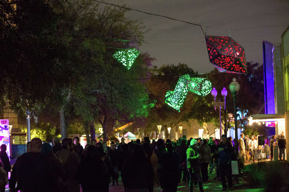Photos San Antonio lit up at the annual Luminaria art festival