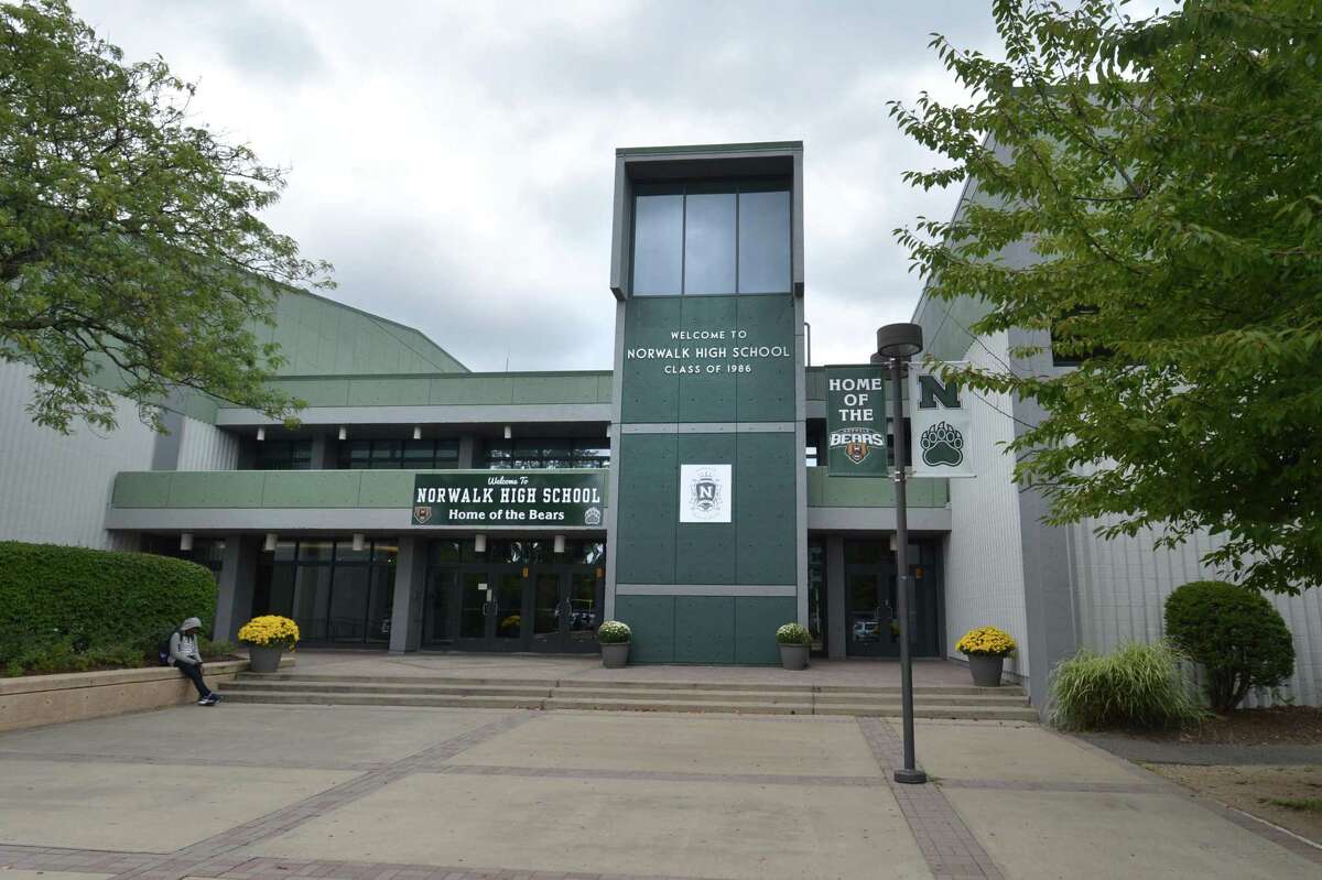 The Norwalk Early College Academy is a program operating out of Norwalk High School (above) that allows students, selected through a lottery system, to earn a high-school diploma and a two-year associate’s degree from Norwalk Community College