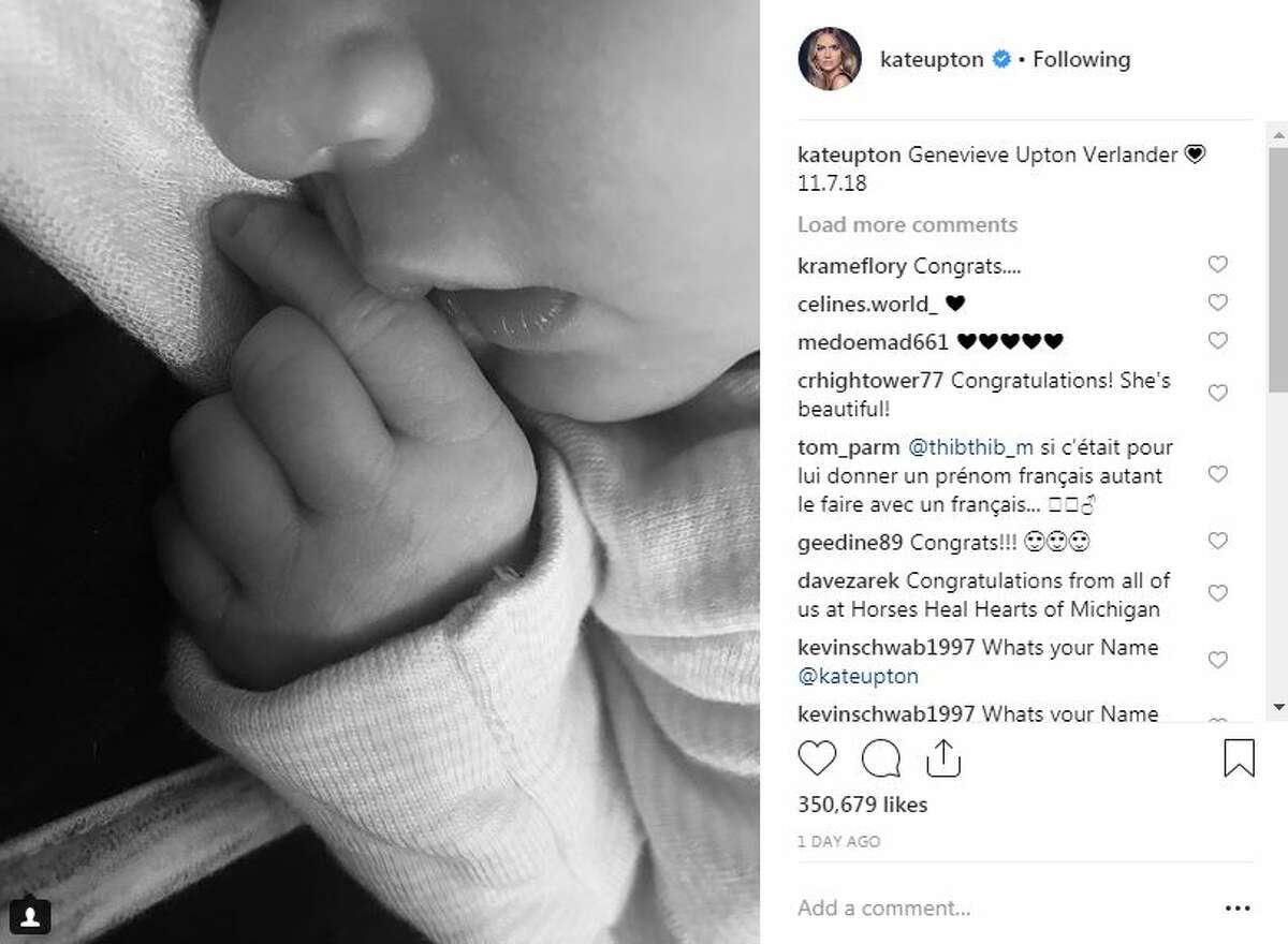 Justin Verlander, Kate Upton welcome first child, daughter Genevieve