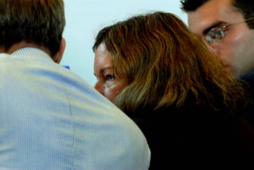 Joan Porco, prosecution have heated exchange Times Union(04)