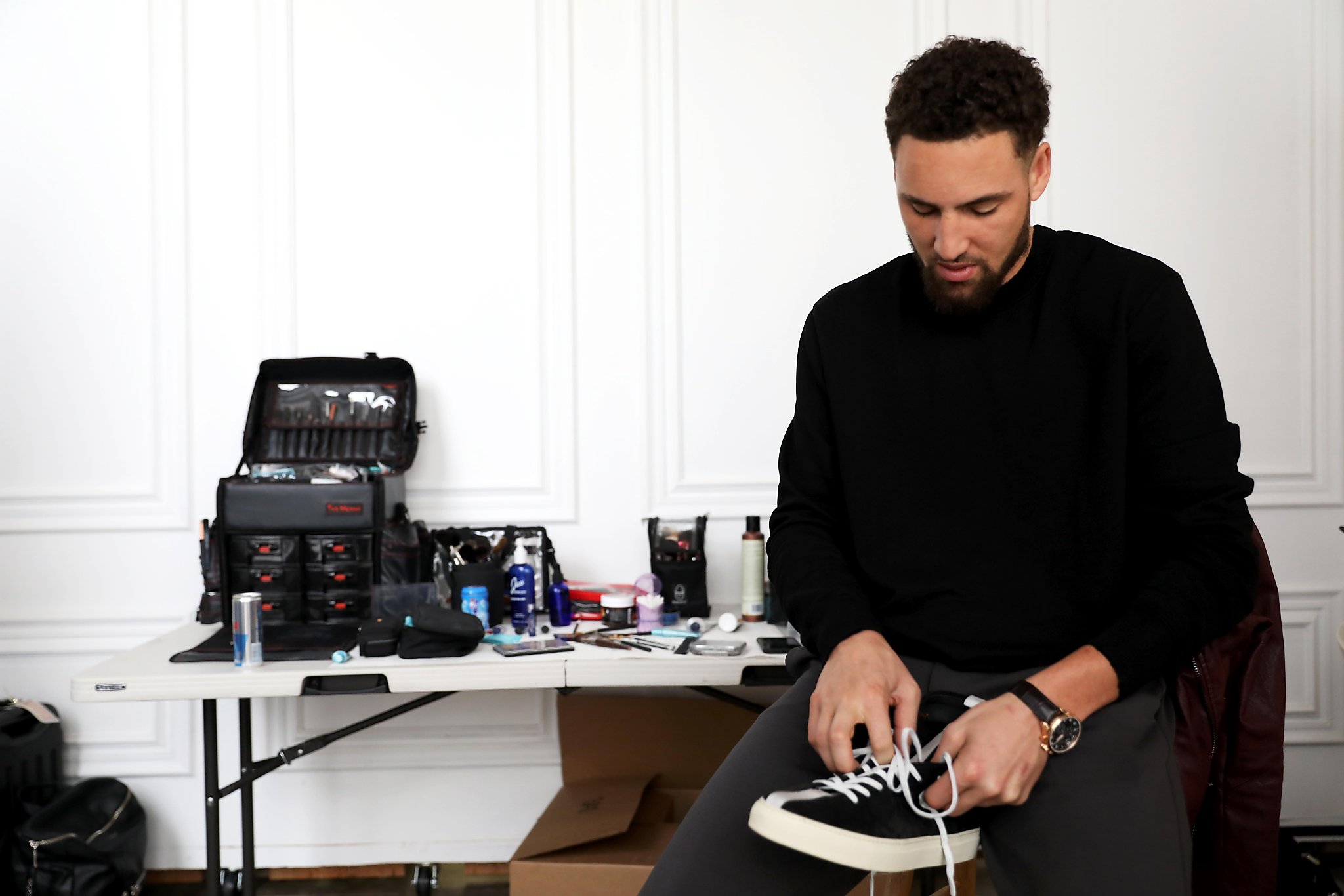 Six questions for Klay Thompson on his style beard and Tissot