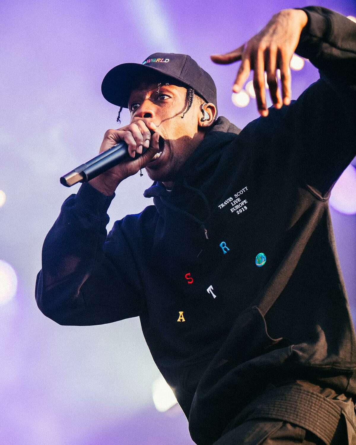 Rap superstar Travis Scott hosted the inaugural Astroworld Festival at NRG Park in Houston on Nov. 17, 2018.