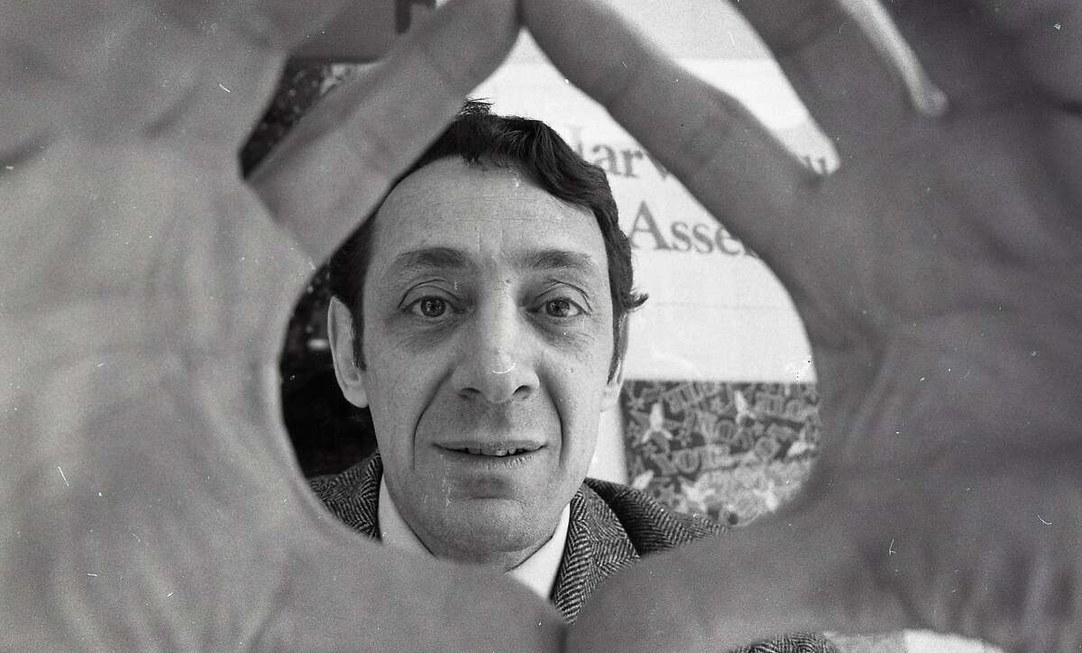 Harvey Milk during his run for a seat in the State Assembly, May 21, 1976